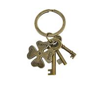 BDM - Lucky charm with horseshoe, owl, hand of fatigue..house car keys for women and girls, Model 3, One Size