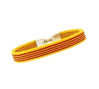 BDM Senyera Catalan Flag Bracelet, Adjustable to All Sizes. Catalan Flag