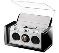 BDPRZGHGL 3+0 Automatic Wood Watch Winder Rotation Winders Deluxe Silent Motor Storage Case 2 Power Supply Mode Antimagneticz-40.5×8.5×9CM It's so Kind of You