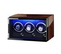 BDPRZGHGL Luxury Automatic Watch Winder for 3+0 Automatic Watches Built-in LED Illuminated with Quiet Running Motor Watch Display Box (Color : C, Size : 3+0)