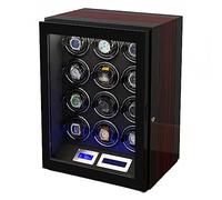 BDPRZGHGL Safe Watch Winder Box for 12 Automatic Watches Multi Jewelry Storage with Lock Security Watch Winding Display Box (Color : C, Size : 12+0)