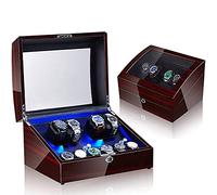 BDPRZGHGL Self Winding Automatic Watch Winder Storage Display Box Case with Extremely Silent Motor and 5 Rotation Modes Bedroom Accessories (A)