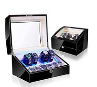 BDPRZGHGL Self Winding Automatic Watch Winder Storage Display Box Case with Extremely Silent Motor and 5 Rotation Modes Bedroom Accessories (A)