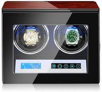 BDPRZGHGL Watch Automatic Watch Winder with Quiet Motor,LED Illumination,Touch Display,15 Rotation Mode Settings,Suitable for Men’s and Ladies Wrist Watch It's so Kind of You