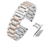 BDPRZGHGL watch straps 14 16 18 19 20 21 22 24mm Stainless Steel Strap Metal Flat/Curved End Bracelet Accessories