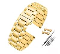 BDPRZGHGL watch straps 14 16 18 19 20 21 22 24mm Stainless Steel Strap Metal Flat/Curved End Bracelet Accessories