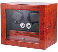 BDPRZGHGL Wooden Watch Winder 2 + 5 Quiet Motor Automatic Watches Storage Boxes 5 Rotation Modes - Handmade It's so Kind of You
