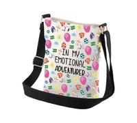 BDPWSS Cartoon Emotions Inspired Gift In My Emotional Adventurer Emotion Team Crossbody Bag For Movie Fans, My Emotional Cbag