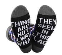 BDPWSS Ello Inspired Socks Things Are Not Always What They Seem In This Place Fantasy Movie Fans Gifts, Things Are Socks, 4-13
