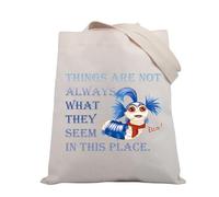 BDPWSS Labyrinth Merchandise The Worm Quote Gift Things Are Not Always What They Seem In This Place Tote Bag For Friend, Things They Seem Tg, M