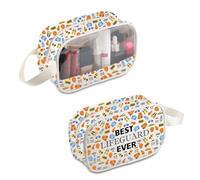 BDPWSS Lifeguard Makeup Bag Life Preserver Thank You Gift Best Lifeguard Ever Survival Kit Lifeguard Swimming Pool Guard Gift, Lifeguard Ever MB, Waterproof