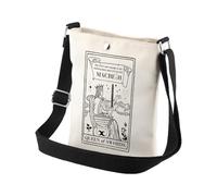 BDPWSS Musical Theatre Gifts But Screw Your Courage To The Sticking Place Lady Theater Crossbody Bag Gift For Book Lover, Not Fail Cbag