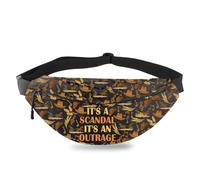 BDPWSS Oklahoma Musical Gift Theatre Drama Lover Gifts It’s A Scandal It’s An Outrage Musical Fans Crossbody Fanny Pack, Scandal outrage FP, 14.2L x 6.5W x 1.2H inches, Cross Body