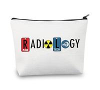 BDPWSS Radiology Technician Makeup Bag X-Ray Tech Gift Radiation Therapist Gift Radiologic Technologist Gift Radiographer Gift, Radiology, Waterproof