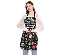 BDPWSS Veterinary Technician Gift Veterinarian Appreciation Gift Thank You For The Unseen Things You Do Everyday Gift Apron (Unseen thing vet apbl)