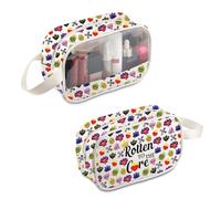 BDPWSS Villain Makeup Bag Witchy Fans Gift Rotten To The Core Zipper Pouch Villain Queen Fans Gift Poison Bottles Gift, Rotten to Core MB, Waterproof