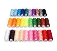 BDS-HOME Polyester Sewing Thread, 30 Spools of 250 Yards Each, 30 Colors for Hand Sewing, Embroidery, and Sewing Machine