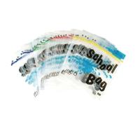 BDS Maxigrip School Bag A4 Clear HEMSBA4