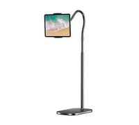 BDSDFSA Tablet floor stand, Height Adjustable,Gooseneck Holder 4-10.9" Device(1.2m Height)