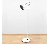 BDSDFSA Tablet floor stand, Stand Gooseneck Long Arm Cell 3.45-7.87 Inch Tablet,Phone,Pad(White,High 120cm)