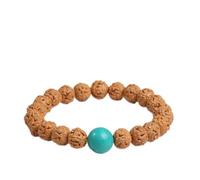 BDSHGRDH beaded bracelets， Indonesia Rudraksha Bodhi Bracelet Single Circle Buddha Bead Unisex for Meditation