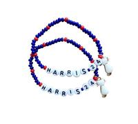 BDSHGRDH beaded bracelets， Kamala Harris 2024 Merch for Presidential Election Cat Lady Merchandise