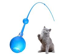 BDSHGRDH cat toys， Electric Mental Stimulating Game with Tail for Kitten Puppy Medium Large Breed Play Exercise(Blue)