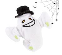 BDSHGRDH cat toys， Simulate Wing Flapping Sound Halloween Pumpkin Doll for Kitten(Ghost)