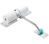 BDSHGRDH door springs， Automatic Silent Closing Hydraulic Invisible Household Simple Small Door Closers Buffer Closing Spring(White)