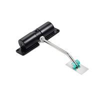BDSHGRDH door springs， Door Closer Automatic Silent Closing Hydraulic Invisible Household Simple Small Door Closers Buffer Closing Spring Door Closers(Black)