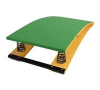 BDSHGRDH gymnastics equipment， Somersault Power Board Elastic Springboard with 2/4/6/9 Springs for Adults/Teens/Kids(60 * 120cm 4 springs)
