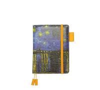 BDSHGRDH notebook， A6 Grid Paper Lined Dotted Diary Blank Pages Can Choose Planners Journal StationeryOil Painting Cover