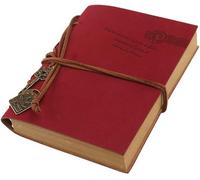 BDSHGRDH notebook， Classic Retro Vintage Style PU Cover String Key Bound Blank Notepad Travel Journal Diary Sketchbook