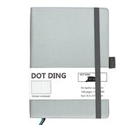 BDSHGRDH notebook， Dotted Bullet A5 For Student Journal Diary Ivory White 100 GSM Paper Planner Office School Supplies Stationery