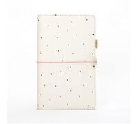 BDSHGRDH notebook， Leather Standard Travelers Diary Portable Journal Dotted Planner Agenda Organizer