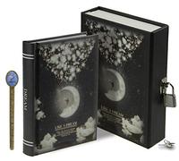 BDSHGRDH notebook， Like a Dream Moonlight Pattern Sketching Writing Lockable 288 Pages DaiJournal with Storage Case A6 Color Sent Random
