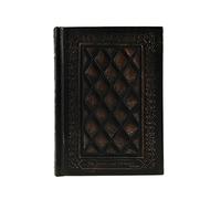 BDSHGRDH notebook， Retro Clip Hardcover Embossed Travel Journal SketchbookDiary Schedule Plan Record Scrapbook- Golden