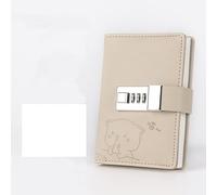 BDSHGRDH notebook， SmallWith Lock Journal Office Diary Agenda Planner Stationery Organizer Line Sketchbook Pocket Note Book