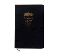 BDSHGRDH notebook， Super Thick Retro Golden Rim Blank Dream Hot Stamping SoftLarge Painting Write Diary