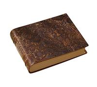BDSHGRDH notebook， Thick Leather Journal Book 400P 165Mmx115Mmx40Mm Blank Paper Sketchbook Hand Made Band