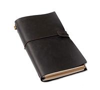 BDSHGRDH notebook， Traveler's Traveler Leather Diary Handmade Note Book Journal Cowhide School Vintage Stationary Mini(13x10cm)