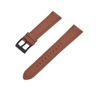 BDSHGRDH Pocket Watch， Genuine Leather Watch Strap Quick Release Watchbands for Wristband Accessories(Brown Black,20mm)