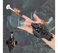 BDSHGRDH Spider Web Launcher， Toy Kids Plastic Cosplay Glove Hero Launcher Wrist Set Funny Children's Educational Toys,9.8 Feet Range(Black)