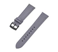 BDSHGRDH Watch Strap, Watch Straps Quick Release Leather Nylon Canvas New Design (Gray Black, 20mm)
