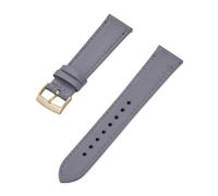 BDSHGRDH Watch Strap, Watch Straps Quick Release Leather Nylon Canvas New Design (Gray Gold, 22mm)
