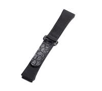 BDSHGRDH watch strap， watchband， Men Nylon Canvas Stitching Genuine Leather Watchband(Brack)