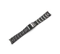 BDSHGRDH watch strap， watchband， Watch Band Strap Wholesale 316L Stainless Steel Tone Silver Watchband Oyster(Silver,17mm)