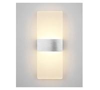BDSHL Wall Lights Led Simple Bedroom Bedside Lamp 220V Living Room Hotel Corridor Aisle LED Light Lighting Decorative Lights Color : White light (6000k), Size : 10w-5