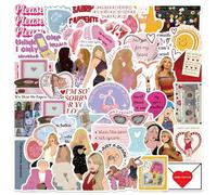 BDSHUNBF 50 Pack Sabrina Stickers, Scrapbook Stickers, Waterproof Stickers, Music Stickers, for Water Bottles, Book, Skateboard, Laptop, Guitar, Suitcase