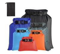 BDSHUNBF 6 Pcs Waterproof Dry Bag Set Waterproof Dry Bags, Lightweight Drybag Canoe Bags 1.5L, 2.5L, 3L, 3.5L, 5L, 8L Dry Sacks Waterproof Bags for Kayaking Rafting Boating Hiking Camping Travel
